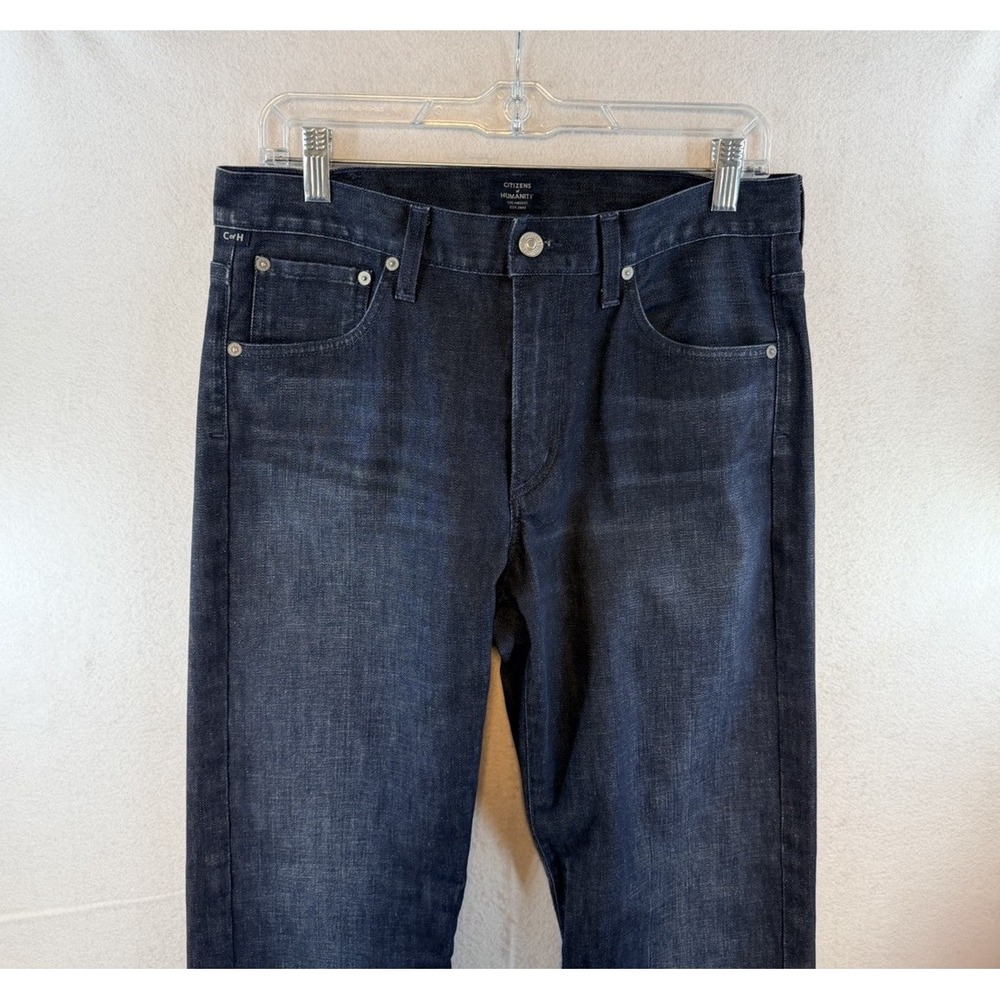 Citizens of Humanity SID Straight Leg Jeans Men's Size 32x33 Dark Blue Denim